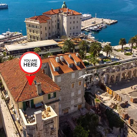 아파트 Terazza Grande In Diocletian Tower 스플리트